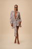 Wrap Midi Dress - Zebra