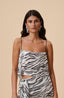Sequin Top - Zebra