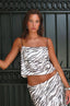 Sequin Top - Zebra